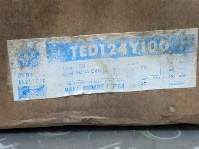 General Electric TED124Y100 Molded Case Switch 100A 480VAC 2 Pole New NIB