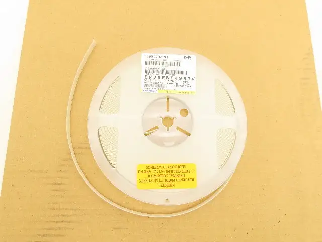 Panasonic ERJ-6ENF4993V Chip Resistor Tape And Reel 499 kOhms ± 1% 5000 Pcs