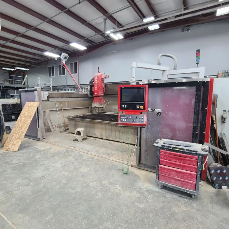 Used 2014 BRETON CombiCut DJNC 550 Waterjet Cutters Iowa US | STONE EQUIPMENT WAREHOUSE 4 #41362