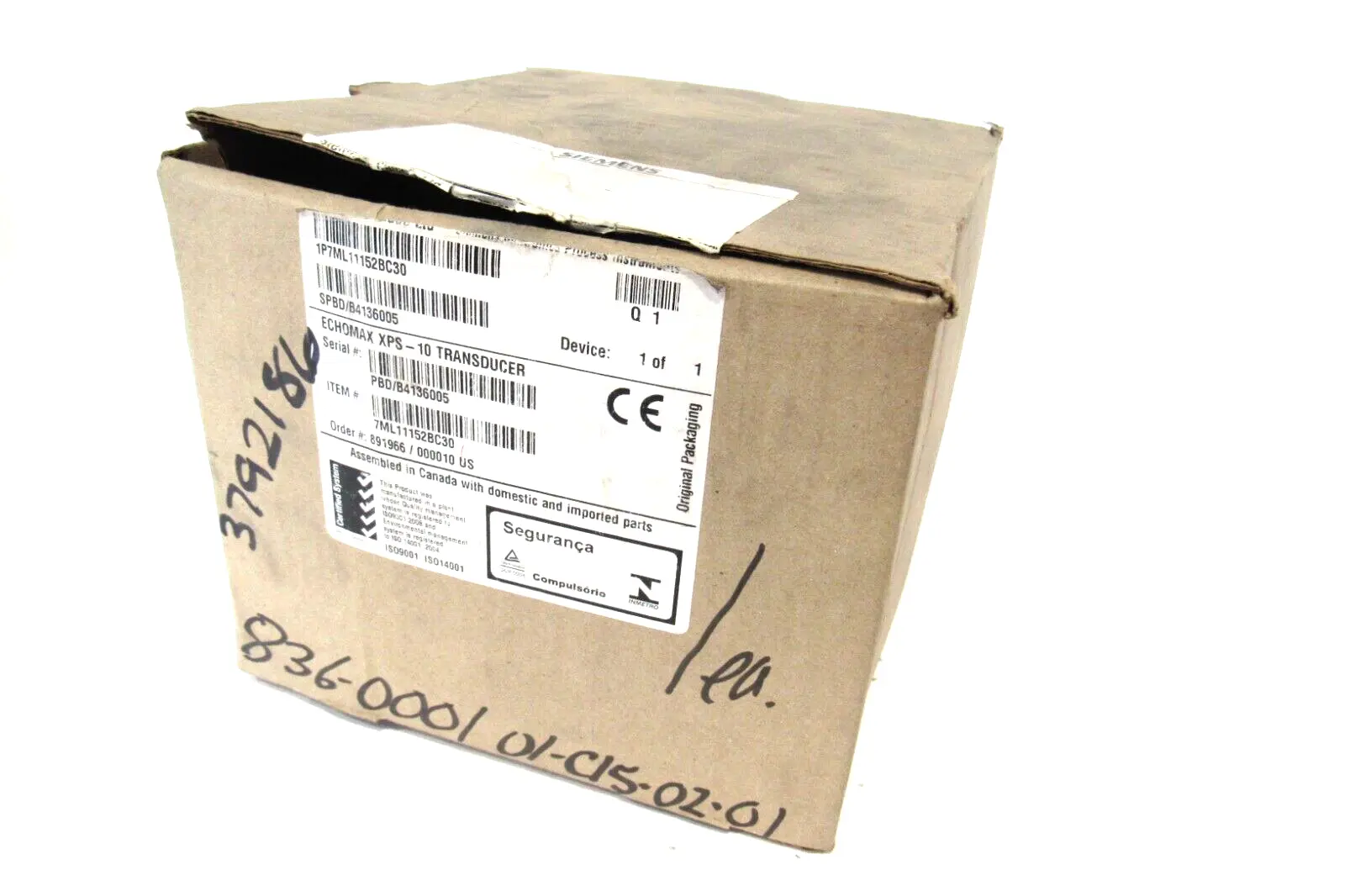 NEW SIEMENS 7ML11152BC30 ECHOMAX X PS-10 TRANSDUCER