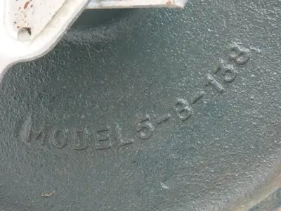 Colson 5-8-138 Caster Wheel Swivel 8" x 2" w/Lock Cast Iron 9-1/2" H Lot of 2