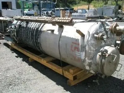 Tank, 525 Gallon, 316 Stainless Steel, 36" X 10', Jacketed, DT/DB, #S691964