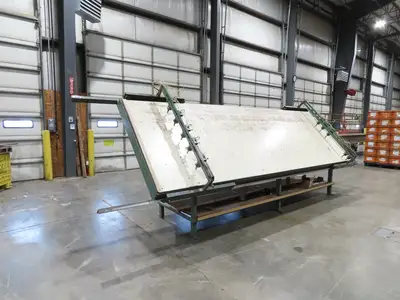5'x 16' Face Frame Assembly Table Pneumatic Dual Clamp Steel Frame