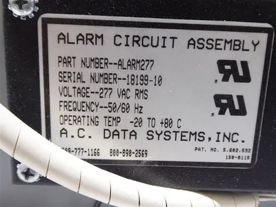 AC Data Systems P47XXV-G Transient Voltage Surge Suppressor Assembly 800V Used