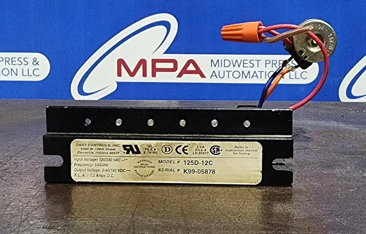 Used DART CONTROLS 125D-12C Speed Drives | Midwest Press and Automation #618265