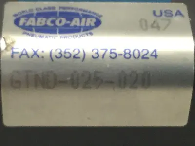 USED FABCO-AIR INC GTND-025-020