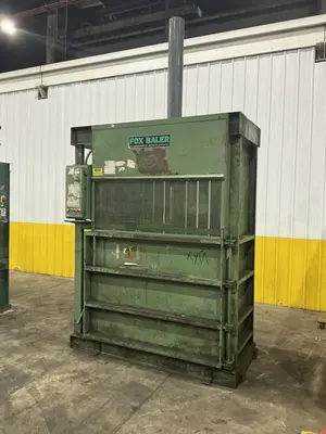 30" X 60" FOX VERTICAL HYDRAULIC CARDBOARD BALER: YOBRO #24940