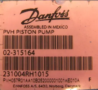 NEW DANFOSS 02-315164 PVH PISTON PUMP PVH057R01AA10B252000001001AE010A