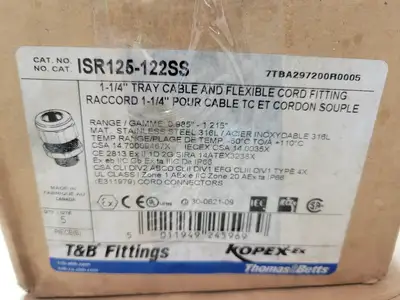 Used THOMAS & BETTS ISR125-122SS Cable & Wire British Columbia CA | Lenmark #1439964