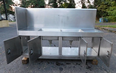 Item #17330 (Custom 2 Bay Sink)