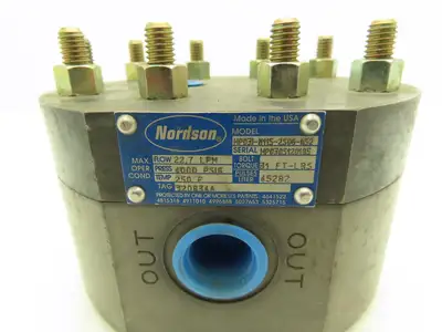 Nordson HP03I-N115-2S06-852 Flowmeter Highly Accurate Positive Displacement