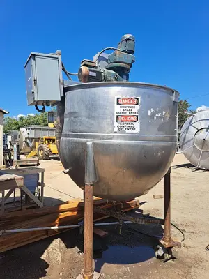 Kettle, 500-Gallon, Stainless Steel, Double Motion, Agitated, Lee #5991292