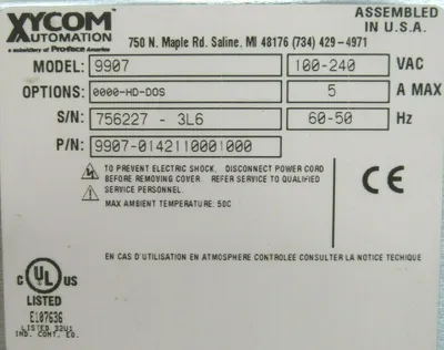 NEW XYCOM 9907 COMPUTER PROFACE 9907-0142110001000 9907-0000-HD-D0S