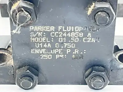 01.50C2ANU14A0.750 | Parker  Pneumatic Air Cylinder 1.5" Bore 3/4" Stroke - Used