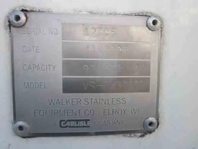 Used WALKER STAINLESS EQUIPMENT CO., INC. VSHT Stainless Steel Tanks | Phoenix Equipment Corp #443779