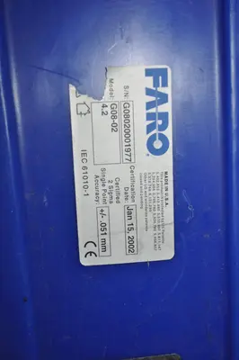 USED 2002 FARO GOLD G08-02