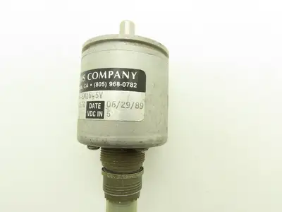 BEI H20EB-37-F12-SS-600-A-3904R-EM16-5V Rotary Encoder 3/8" Shaft 7-Pin 600 Inc