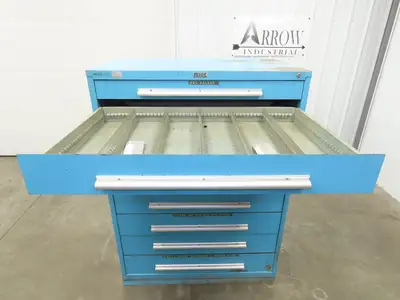 Nu-Era Modular Tool Storage Cabinet 9 Drawer 45x28x61" Vidmar Stanley Lista