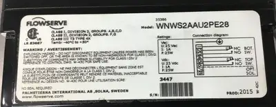 USED Flowserve Worcester Controls 10 39 SW 24D R6