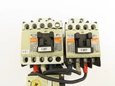 Fuji Electric SC-03 Magnetic Contactor Overload Relay 110V Coil