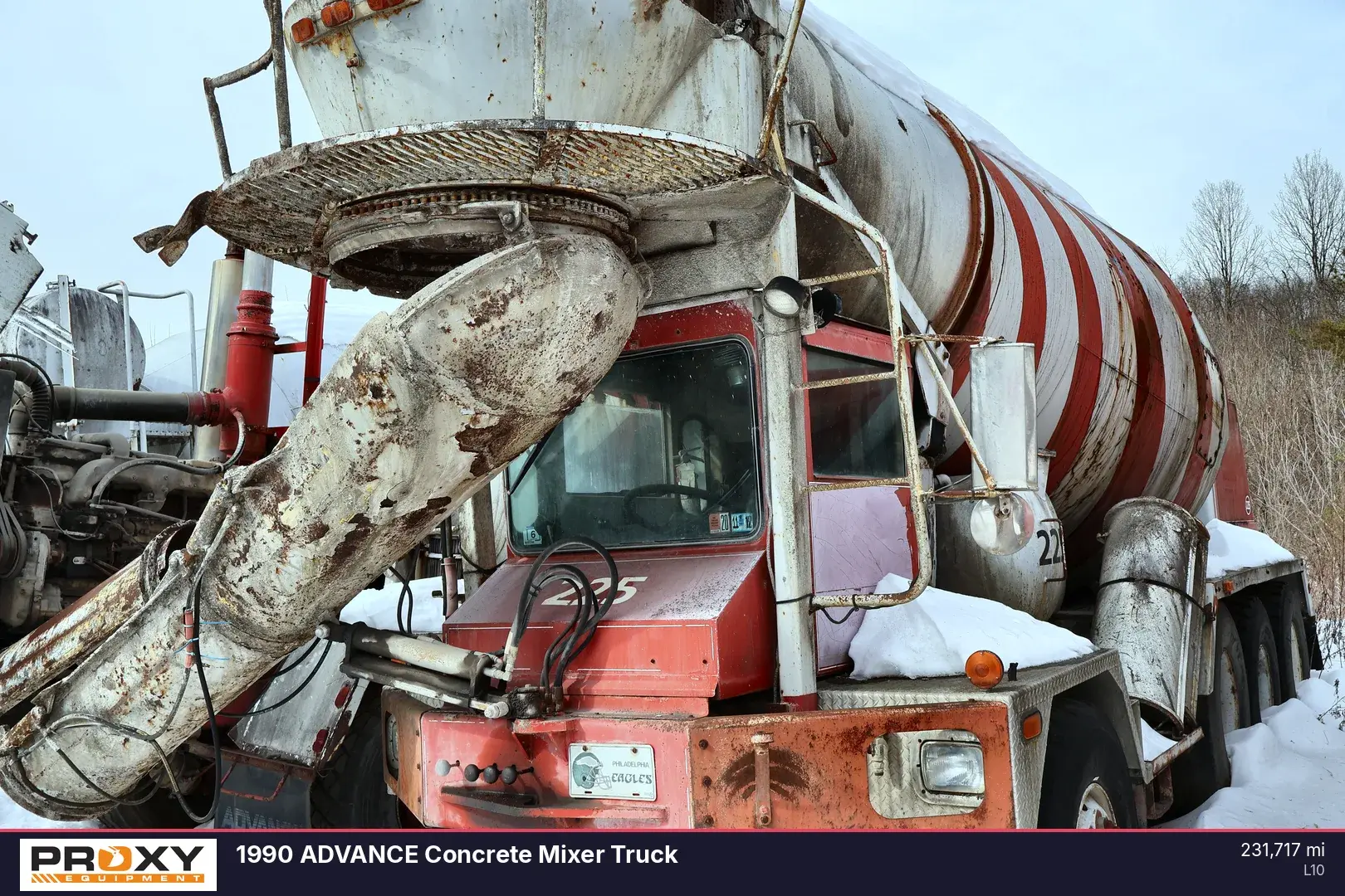 Used 1990 ADVANCE 5000S Concrete Mixer Trucks Pennsylvania US | Proxy Equipment #1383018