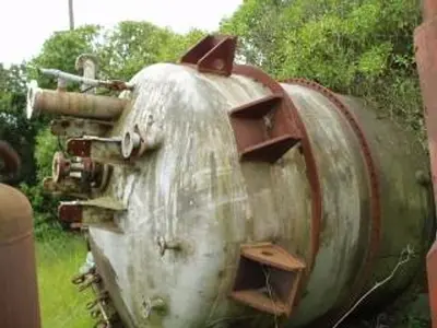 Reactor, 3,000 Gallon, S/st, Agit, Coils, #S631805