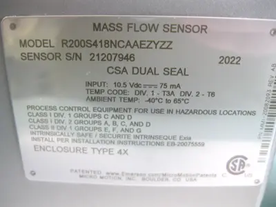 New | in-Stock Micro Motion R200S418NCAAEZYZZ Sensors New Hampshire US | Bitter End Trading #1452753