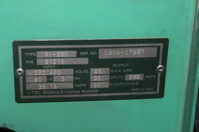 L-Tec VI-300 Weld Cut Power unit