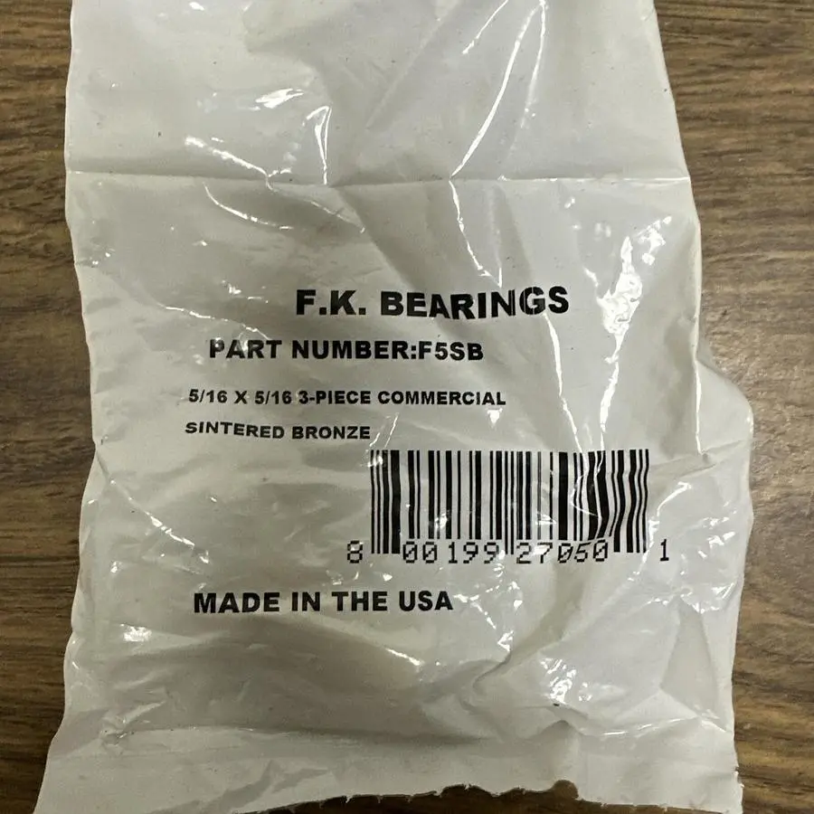 New | in-Stock F.K. BEARINGS F5SB Bearings | Surplus Asset Holdings #1194097