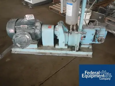USED Waukesha Cherry-Burrell 2.5" Waukesha Rotary Lobe Pump, S/S, 20 HP