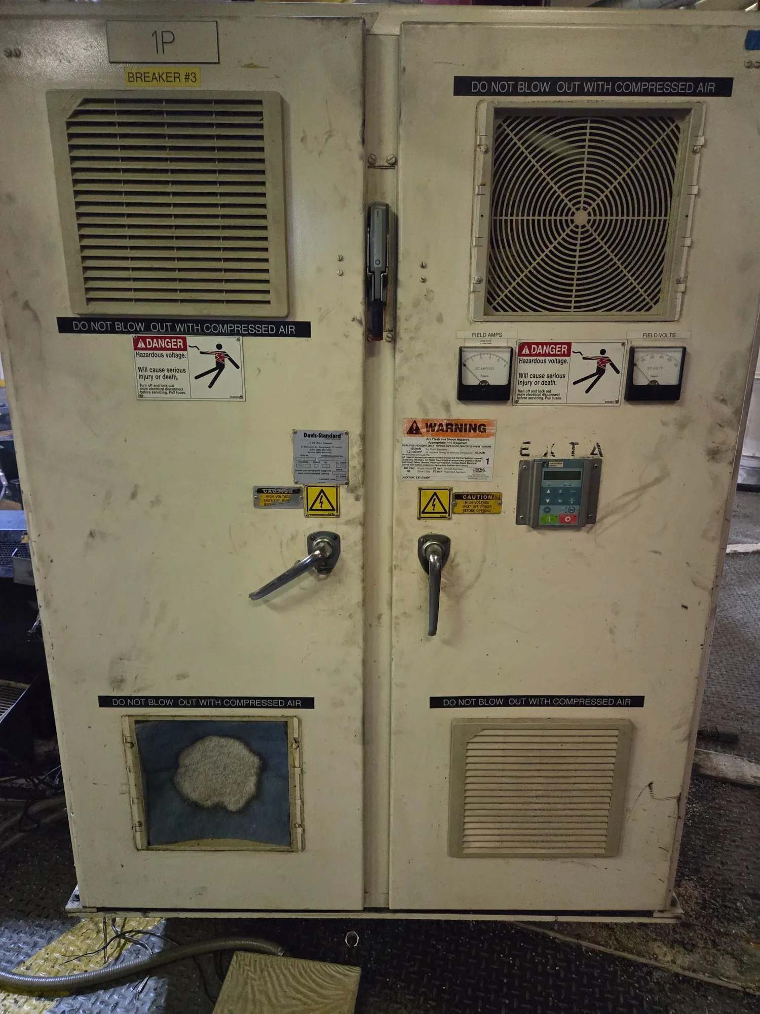 Used DAVIS STANDARD 2.5" 30:1 air cooled extruder Extruders New York US | Mark One Machinery #1421779
