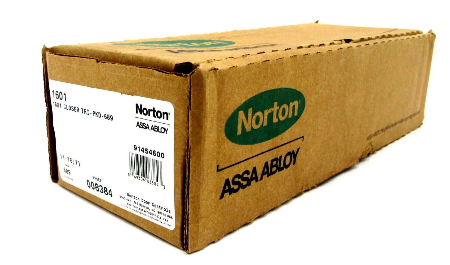 NEW NORTON 1601 DOOR CLOSER TRI-PKD-689