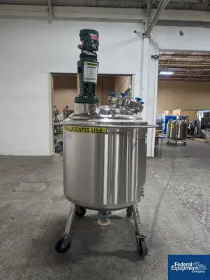 USED Bulling Metal Works 400 Liter Bulling Metal Works Reactor, 316L S/S, 45/120#