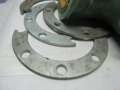 Fibercast 255C X 6" 90° Fiberglass Elbow Flanged Ceramic Tile Lined