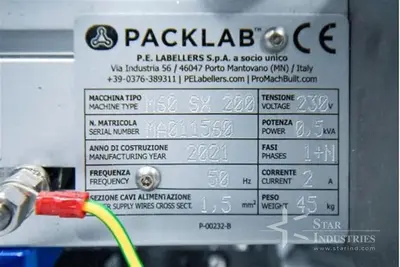 P.E Automatic labelling machine Series SL KD776