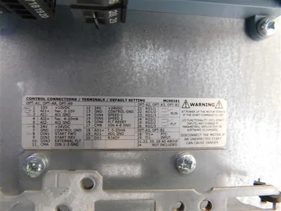 150 HP Honeywell NXS1500A1007 Variable Frequency Drive 380-500V 205A NEMA 1 Used