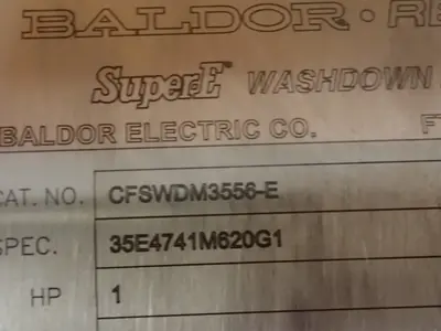 Used BALDOR RELIANCE CFSWDM3556E Motors (misc) Ohio US | HGR 24 #1006064