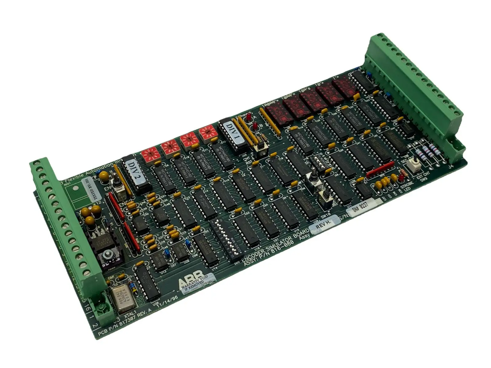 Used ABB ENCODER SIMULATOR BOARD Encoders | Maverick Industrial Sales #1106963