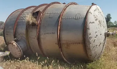 Tank, 8,000 Gallon, 316 ELC Stainless Steel, Agitated, Cone Bottom, 15 PSI/FV #4333867