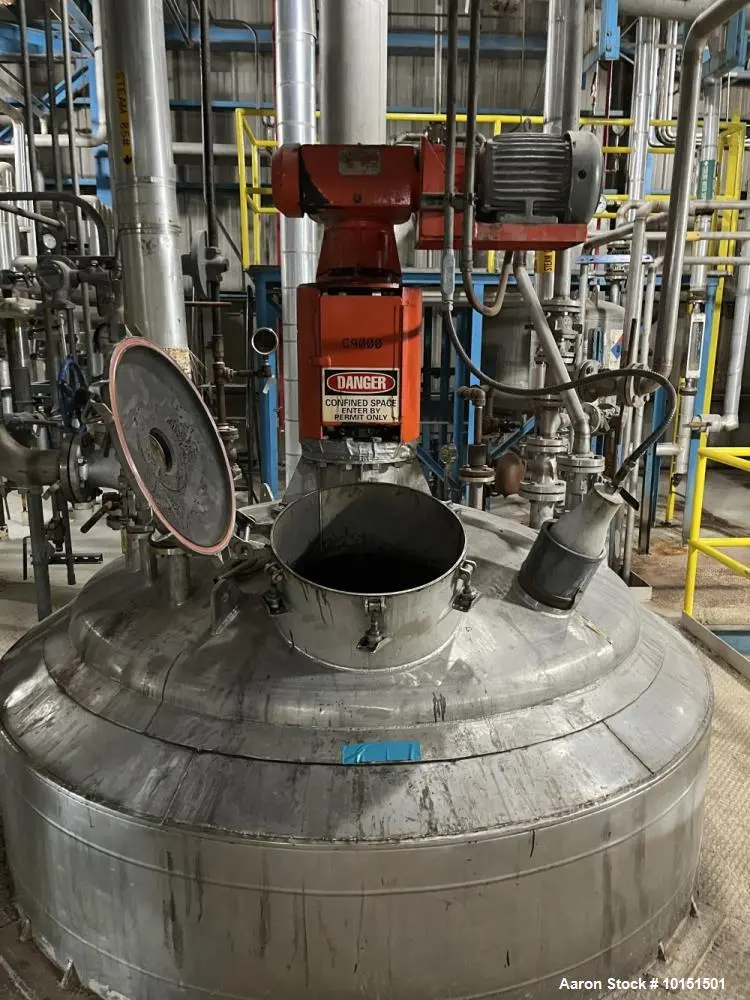 Alloy Fabricators Approximately 1,950 Gallon Mix Tank with Internal Coils