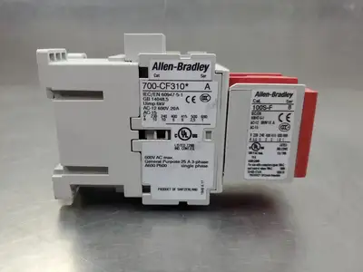 ALLEN BRADLEY 700S-CF620DC GuardMaster Contactor, 600VAC, 20A. 4E-21