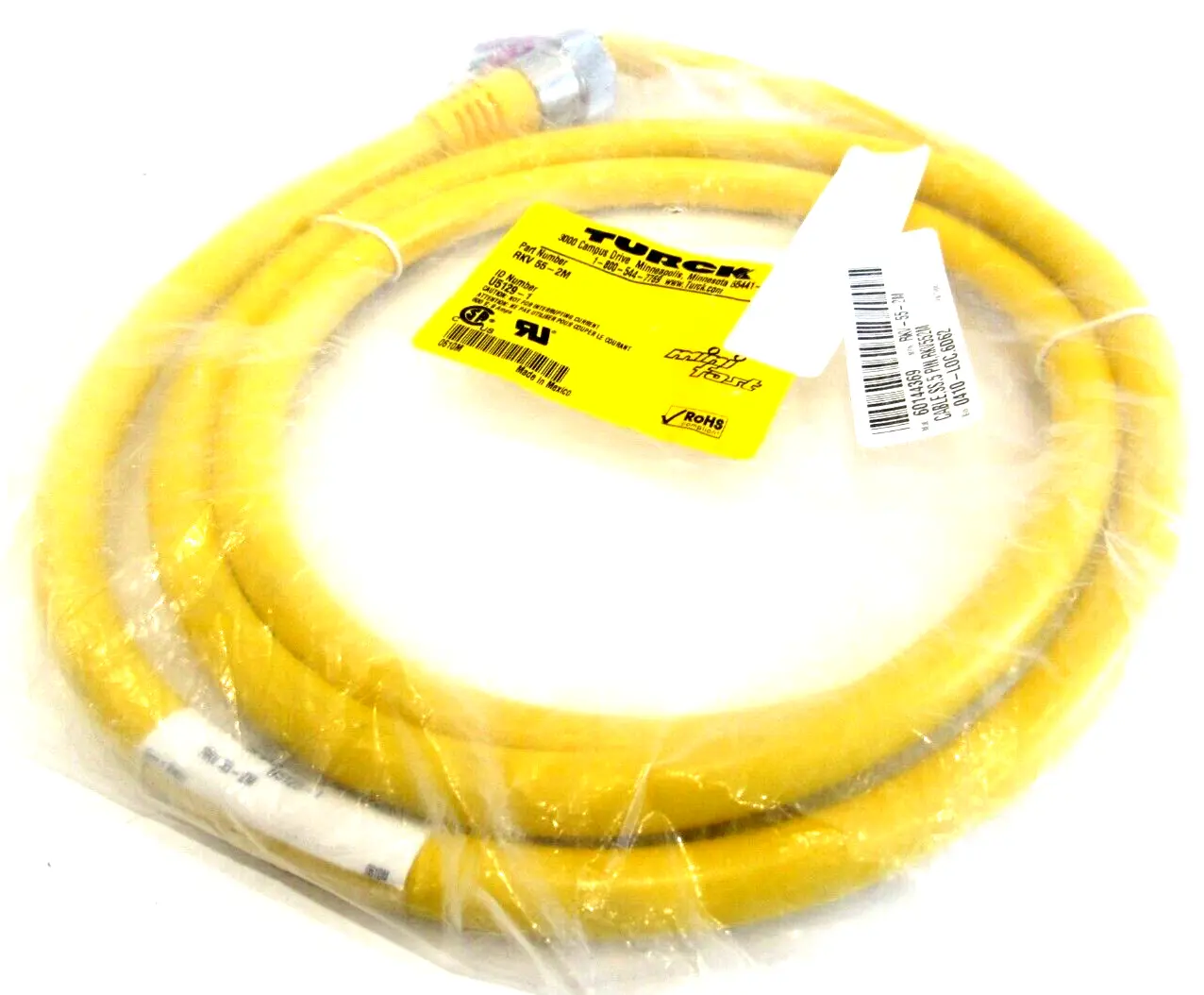 NEW TURCK RKV 55-2M CABLE U5129-1 RKV552M