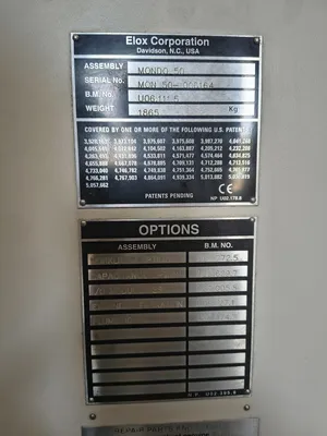 USED ELOX CORP. MONDO 50