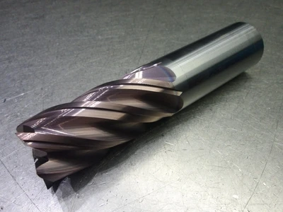 Kyocera/SGS 1" 5 Flute Carbide CR Endmill 1" Shank .01" R 38880 (LOC2261)