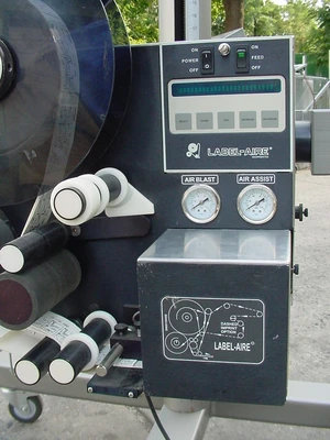 USED LABEL-AIRE BLOW ON LABELER 2111M