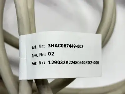 3HAC067449-003 | ABB  Ethernet Floor Cable CPCS 12x 15m - Used