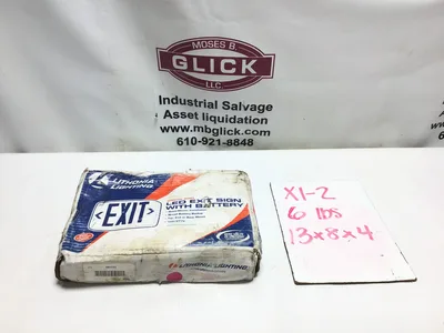 Quantum 3BA32 Lithonia Lighting Led Exit Sign With Battery 120/277V