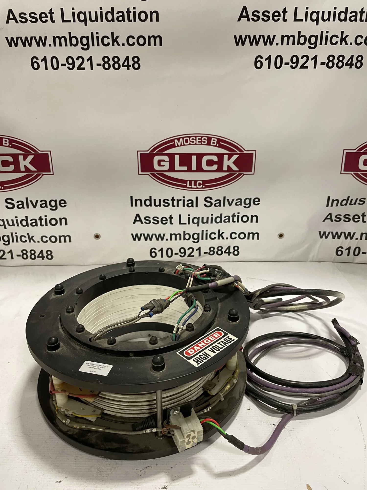 United Equipment S80AN09SAG2 8” Slip Ring Assembly