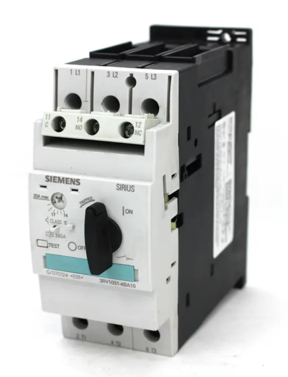 Used SIEMENS 3RV1031-4BA10 Motors (misc) | Industrial Parts R Us Inc. #359689