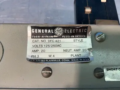 Used GENERAL ELECTRIC DFC421 Bus Bars & Plugs Ohio US | HGR 24 #1358967